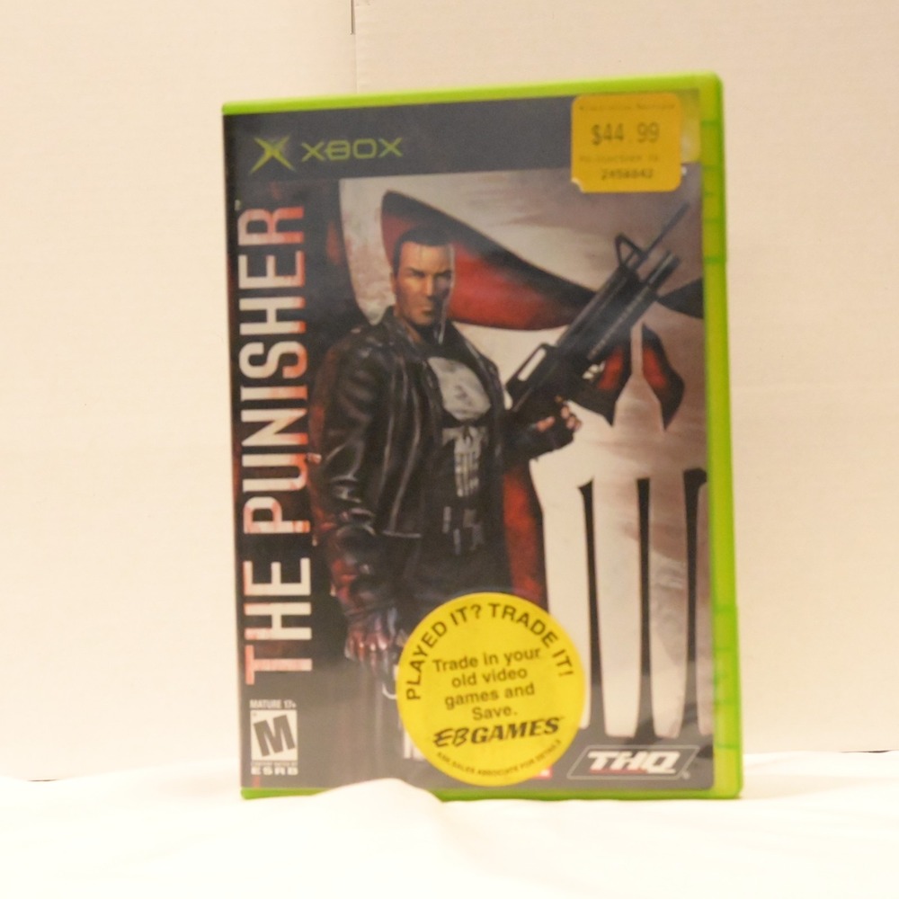 The Punisher Original Xbox CIB Complete in Box Case Manual Disc